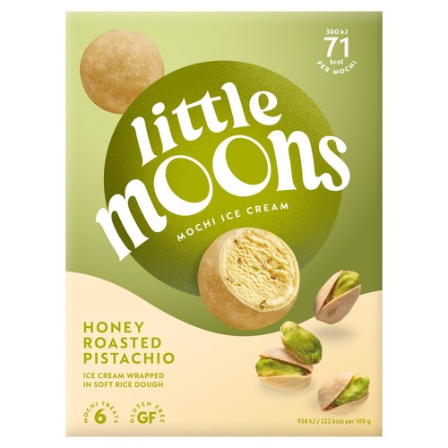 Little Moons Honey Roasted Pistachio Mochi Ice Cream thumbnail 2