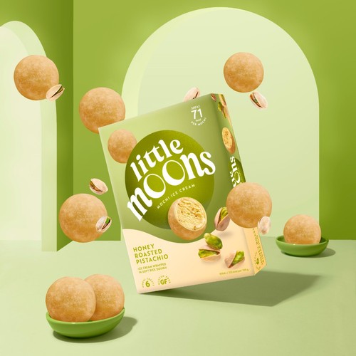 Little Moons Honey Roasted Pistachio Mochi Ice Cream thumbnail 3