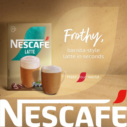 Nescafe Gold Latte Instant Coffee 12 x Sachets thumbnail 5