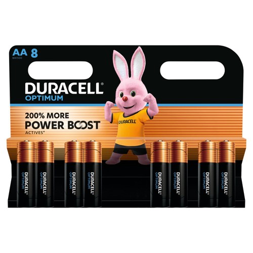 Duracell Optimum AA Alkaline Batteries LR6 