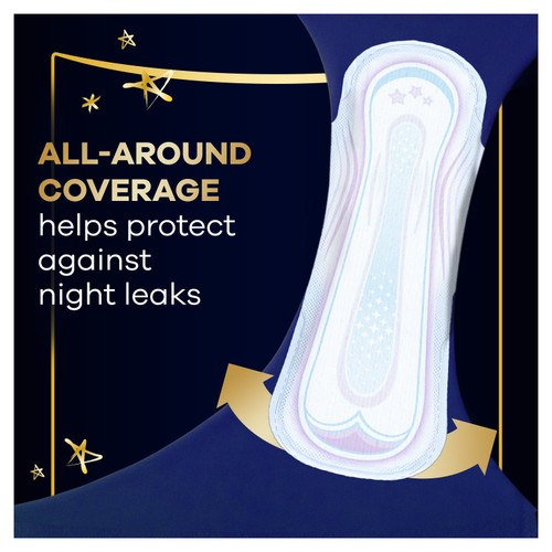 Always Ultra Secure Night Sanitary Pads With Wings Size 5 thumbnail 3