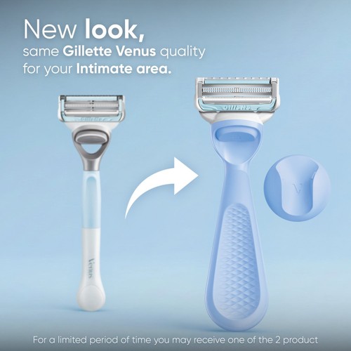 Gillette Venus Razor For Pubic Hair & Skin thumbnail 2