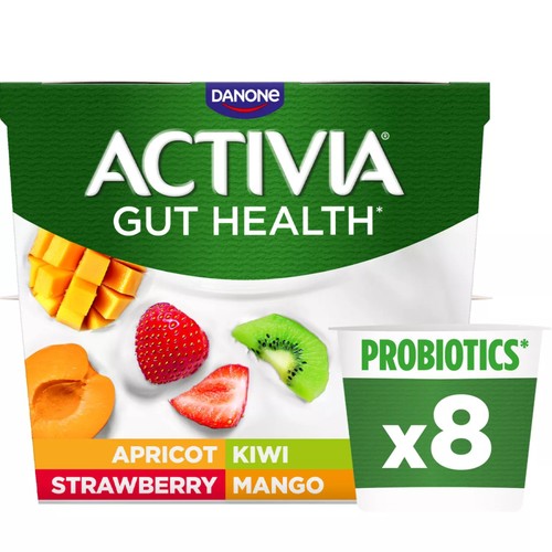Activia Mango Strawberry Kiwi & Apricot Multipack Fruit Yoghurt