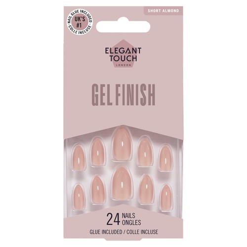 Elegant Touch Nails With Glue - New Nude
