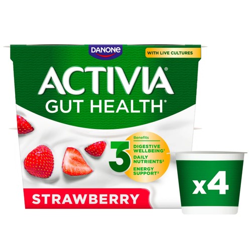 Activia Strawberry Gut Health Fruit Yoghurt Multipack thumbnail 6