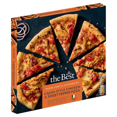 Morrisons The Best Cajun Style Chicken & Sweet Pepper Stonebaked Pizza