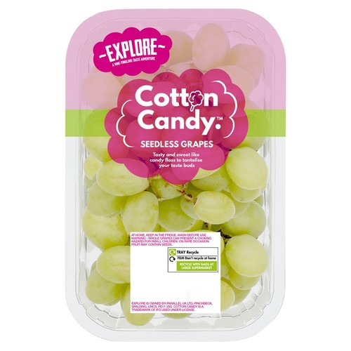 Explore Cotton Candy Seedless Grapes 400g