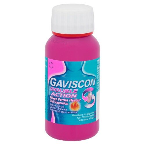 Gaviscon Double Action Mixed Berries Flavour Oral Suspension
