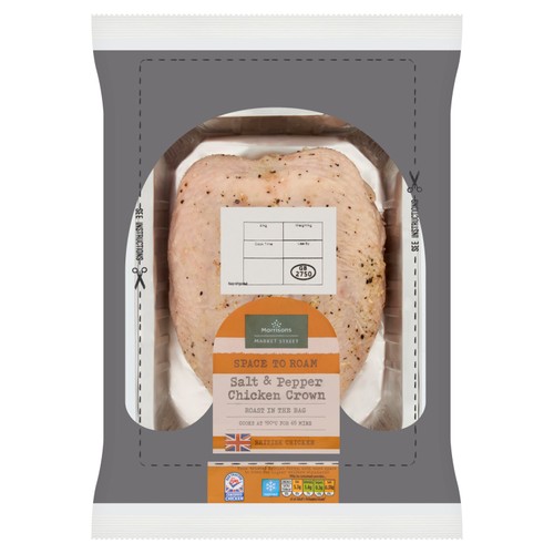 Morrisons British Salt & Pepper Chicken Crown 700g