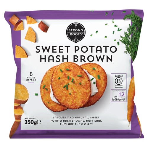Strong Roots Sweet Potato Hash Brown 350g thumbnail 2
