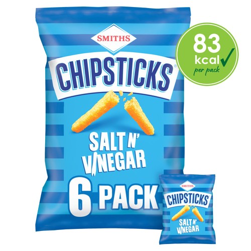 Smiths Chipsticks Snacks Salt & Vinegar  thumbnail 2