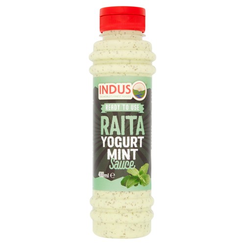 Indus Ready To Use Raita Yoghurt Mint Sauce 422g thumbnail 2