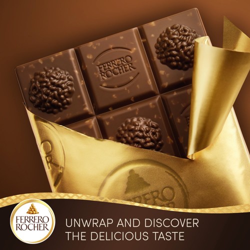 Ferrero Rocher Milk Chocolate & Hazelnut Bar thumbnail 3