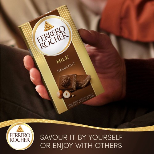 Ferrero Rocher Milk Chocolate & Hazelnut Bar thumbnail 5