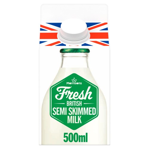 Morrisons Fresh Semi-Skimmed Milk