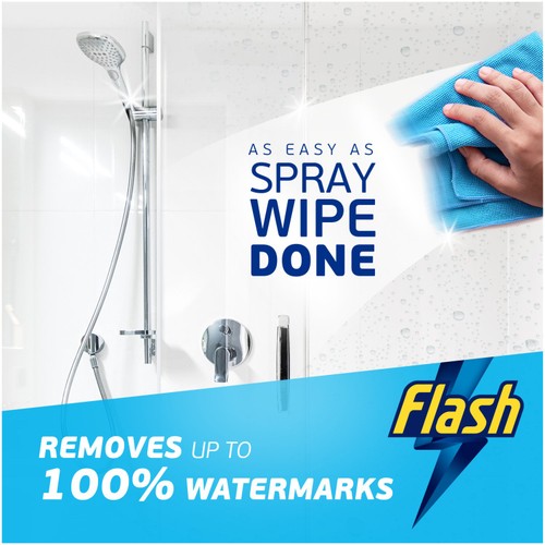 Flash Bathroom Spray Wipe Done Shower thumbnail 2