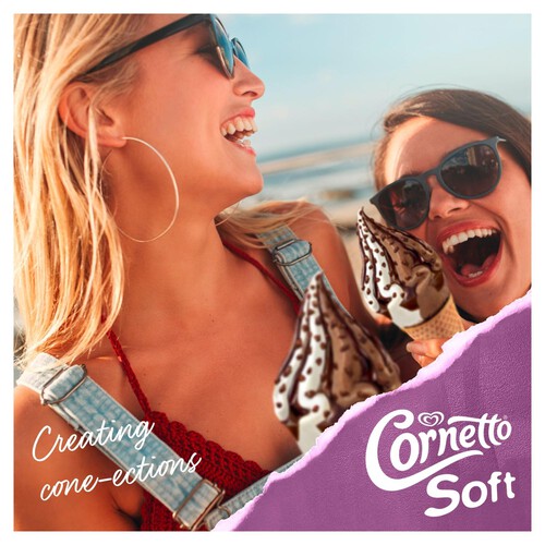 Cornetto Soft Cookies & Chocolate Ice Cream Cones 4 x 140ml thumbnail 3