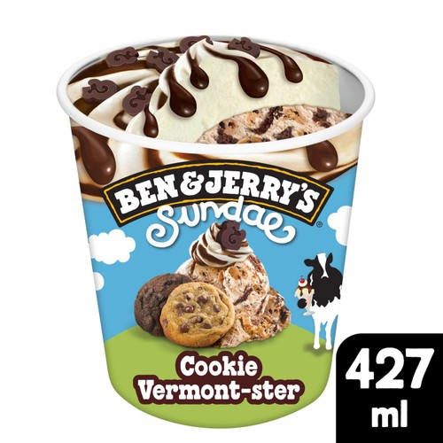 Ben & Jerry's Sundae Cookie-Vermonster Ice Cream Tub