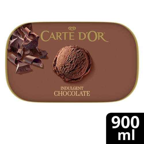 Carte D'Or Indulgent Chocolate Ice Cream Tub 900ml