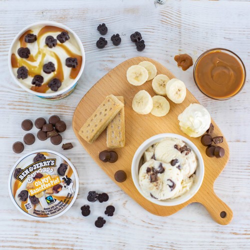 Ben & Jerry's Sundae Oh My Banoffee Pie Ice Cream Tub   427ml thumbnail 2