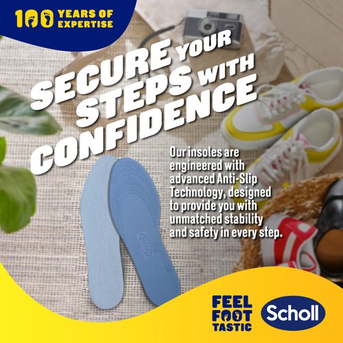 Scholl Shock Reducer Everyday Insoles One Pair thumbnail 5