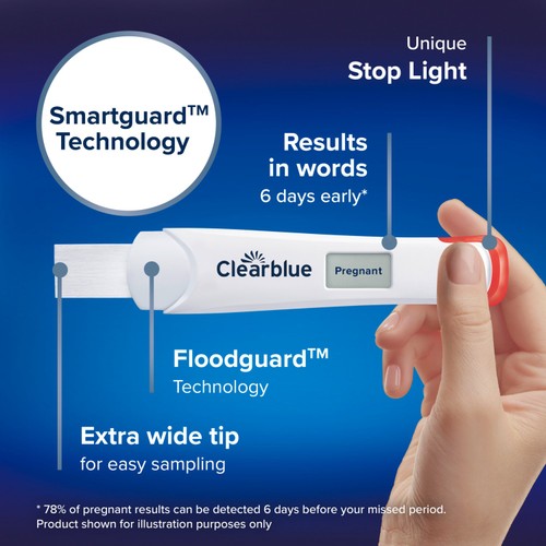 Clearblue Digital Ultra Early Detection Pregnancy Test, 2 Tests thumbnail 5