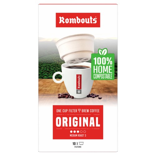 Rombouts Original Compostable One Cup Filter Coffee