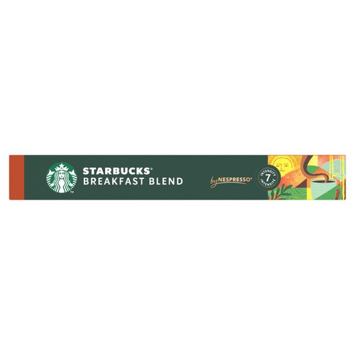 Starbucks by Nespresso Breakfast Blend Medium Coffee Pods x10 thumbnail 3