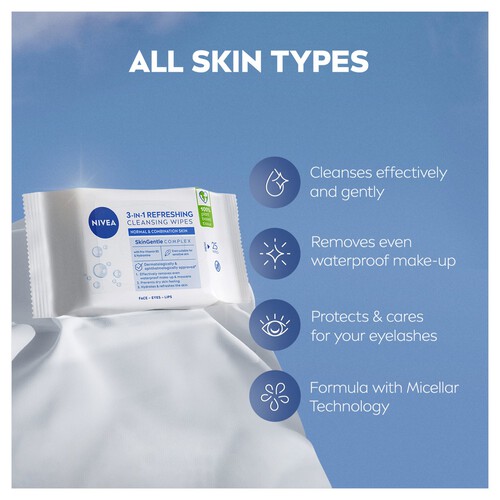 NIVEA Cleansing Face Wipes Normal Skin thumbnail 4