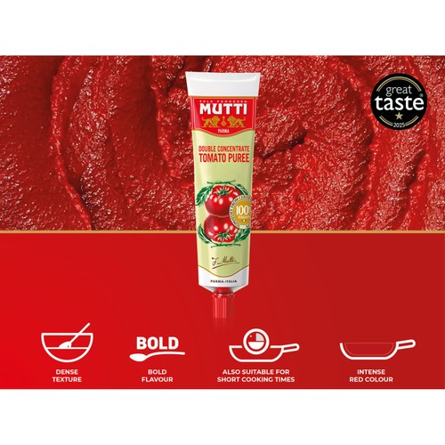 Mutti Double Concentrate Tomato Puree 130g thumbnail 2