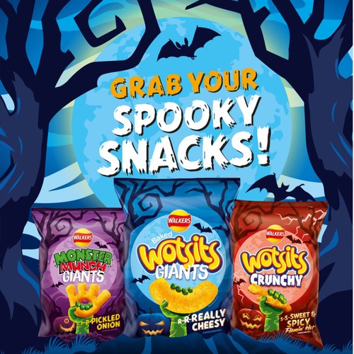 Walkers Wotsits Crunchy Sweet & Spicy Sharing Snacks Crisps thumbnail 3
