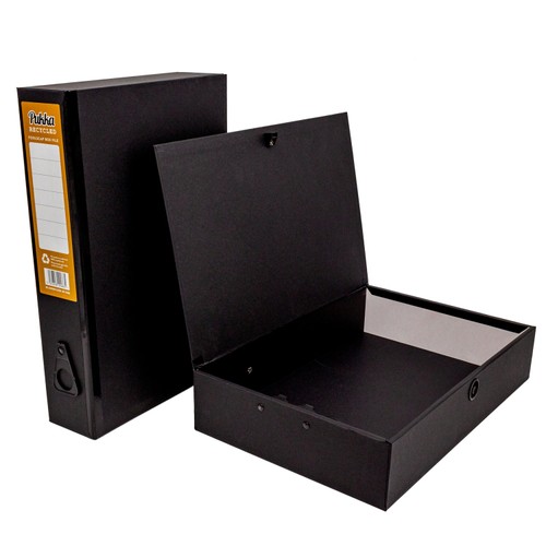 Pukka Black Recycled Box File