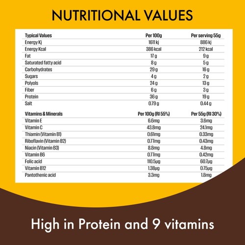 Fulfil White Chocolate Peanut & Caramel Flavour Vitamin & Protein Bar 55g thumbnail 5