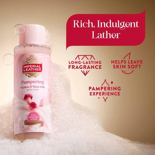 Imperial Leather Pampering Bath Soak Mallow & Rose Milk thumbnail 3