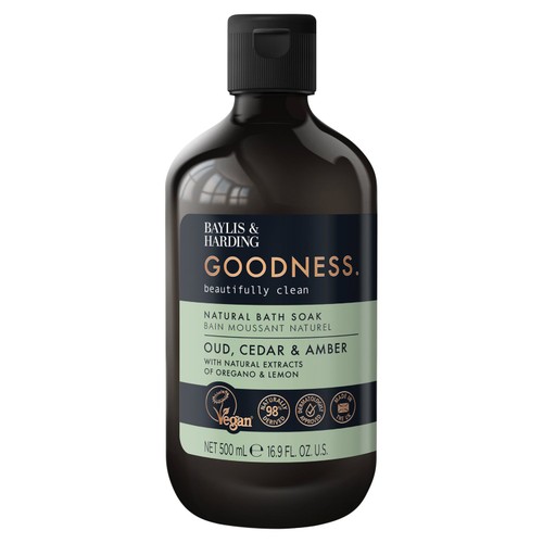 Baylis & Harding Goodness Oud, Cedar & Amber Bath Soak