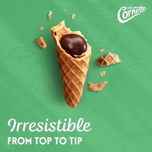 Cornetto Mint Ice Cream Cones 6 x 90ml thumbnail 2