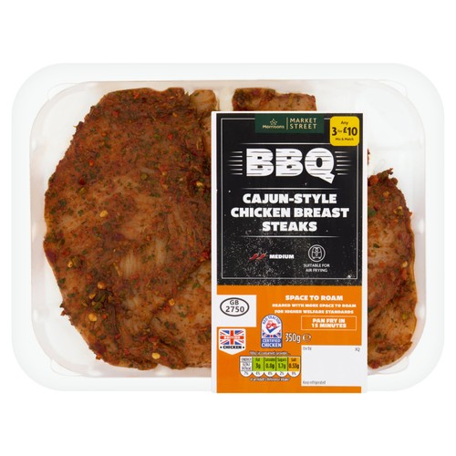 Morrisons Cajun Style Chicken Breast Steaks 350g