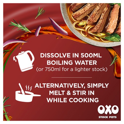 Oxo Stock Pots Rich Beef 4 x 20g thumbnail 2