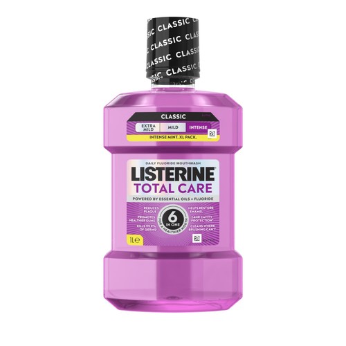 Listerine Total Care 10-in-1 Benefit Clean Mint Mouthwash 1L thumbnail 2