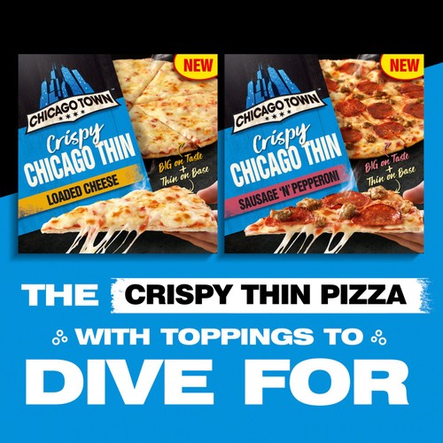 Chicago Town Ultimate Chicago Thin Loaded Cheese Pizza thumbnail 4