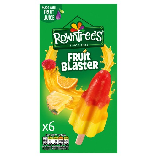 Rowntrees Fruit Blaster Ice Lollies