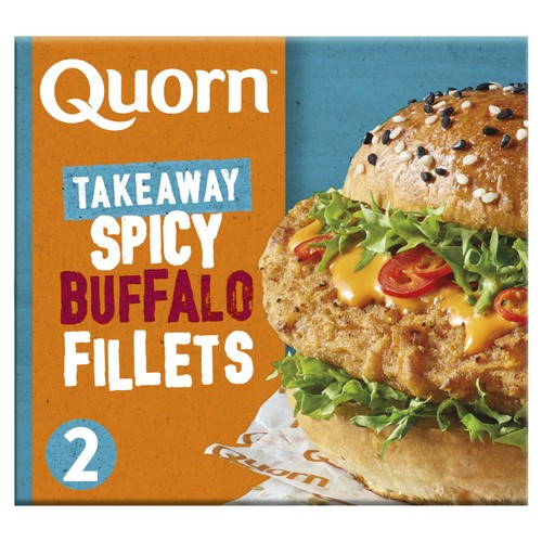 Quorn Takeaway Buffalo Fillet Vegan Burgers x 2 190g