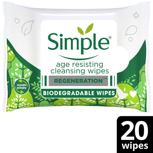 Simple Age Resisting Biodegradable Wipes