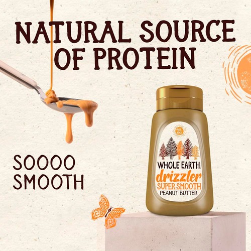 Whole Earth Drizzler Super Smooth Peanut Butter thumbnail 3