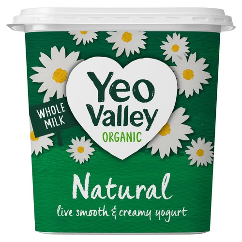 Yeo Valley Organic Natural Whole Milk Yogurt 1kg