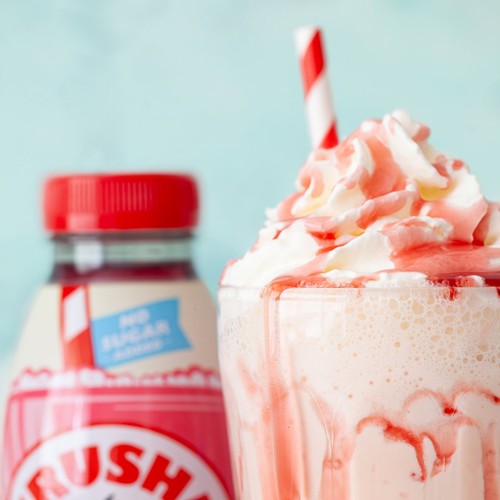 Crusha No Added Sugar Strawberry Flavour Milkshake Mix 500ml thumbnail 5