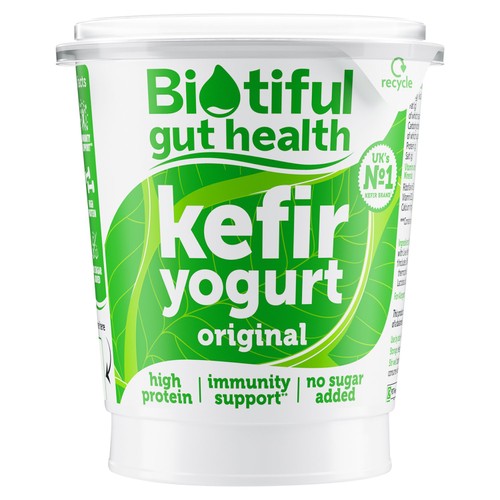 Biotiful Gut Health Kefir Yogurt Original 350g thumbnail 2