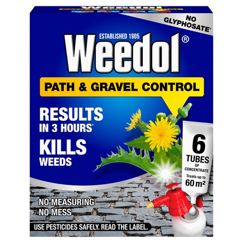 Weedol Path & Gravel Weed Concentrate Tubes 6 Pack