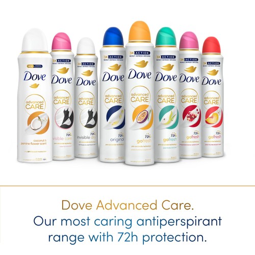 Dove Advanced Antiperspirant Deodorant Pomegranate Aerosol 200ml thumbnail 3