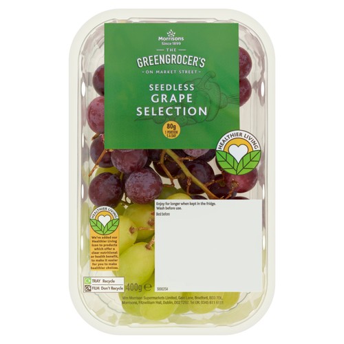 Morrisons Seedless Grape Selection 400g